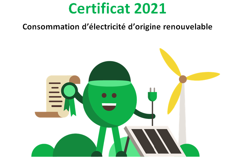 Energie verte certifiéé